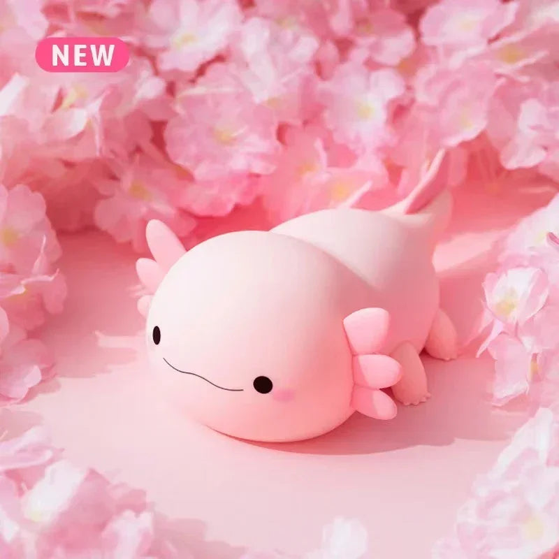 Veilleuse tactile axolotl rechargeable