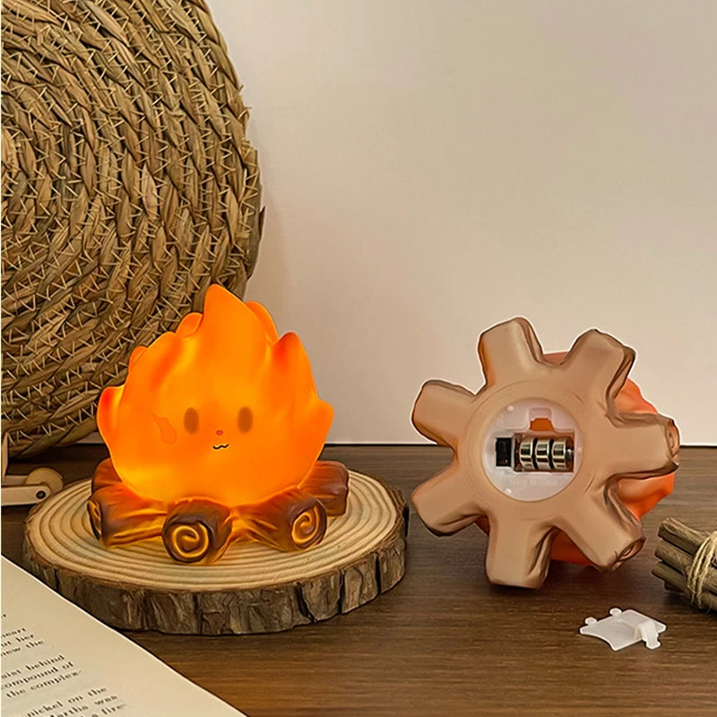 Mini veilleuse silicone effet feu de camp