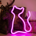 Veilleuse décorative chat, USB ou piles
