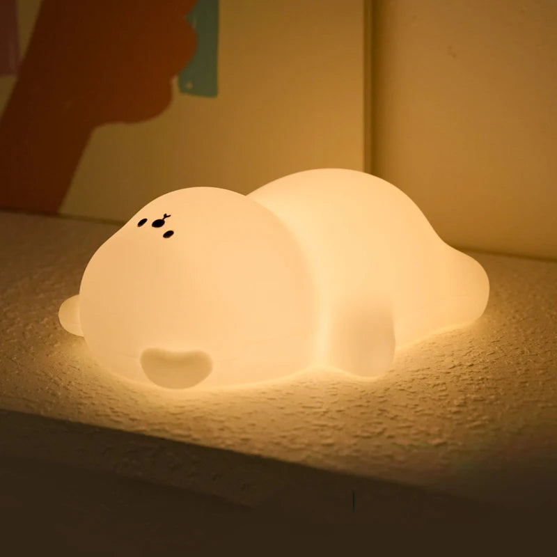 Veilleuse décorative ours couché