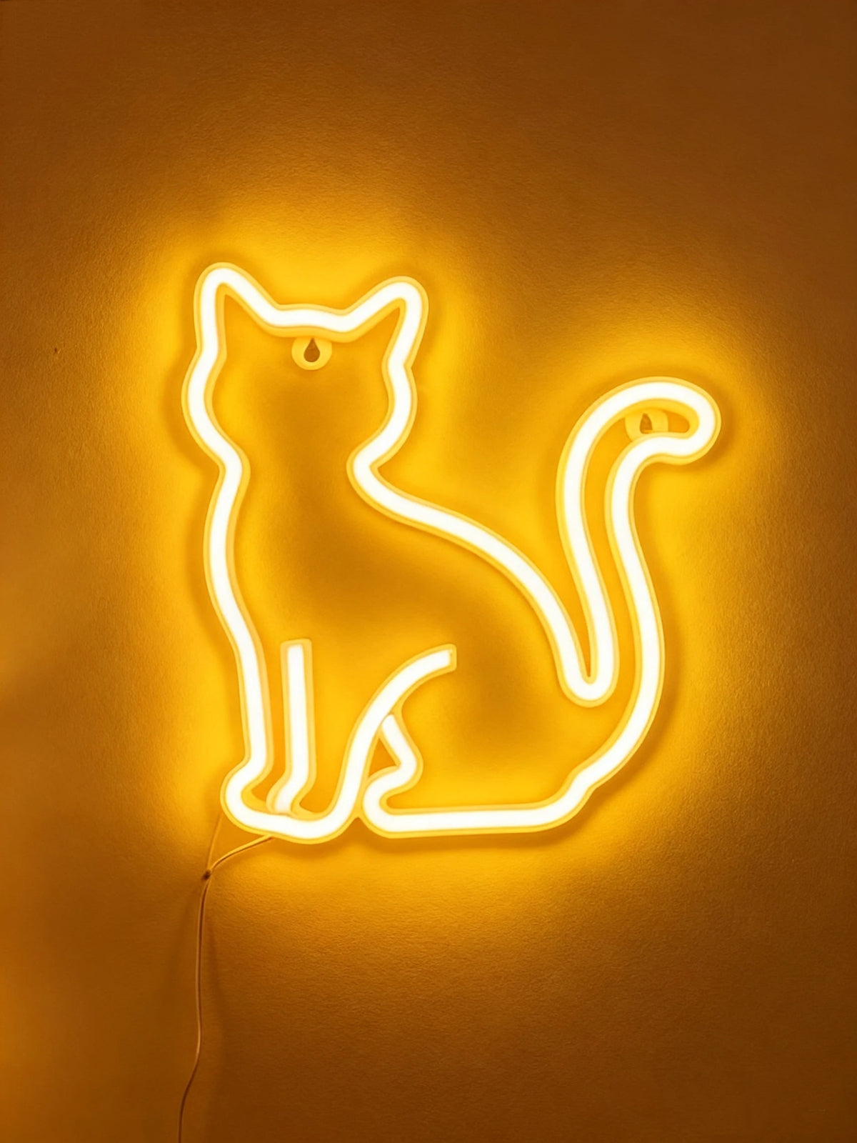 Veilleuse décorative chat, USB ou piles