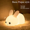 Veilleuse lapin LED à lumière colorée