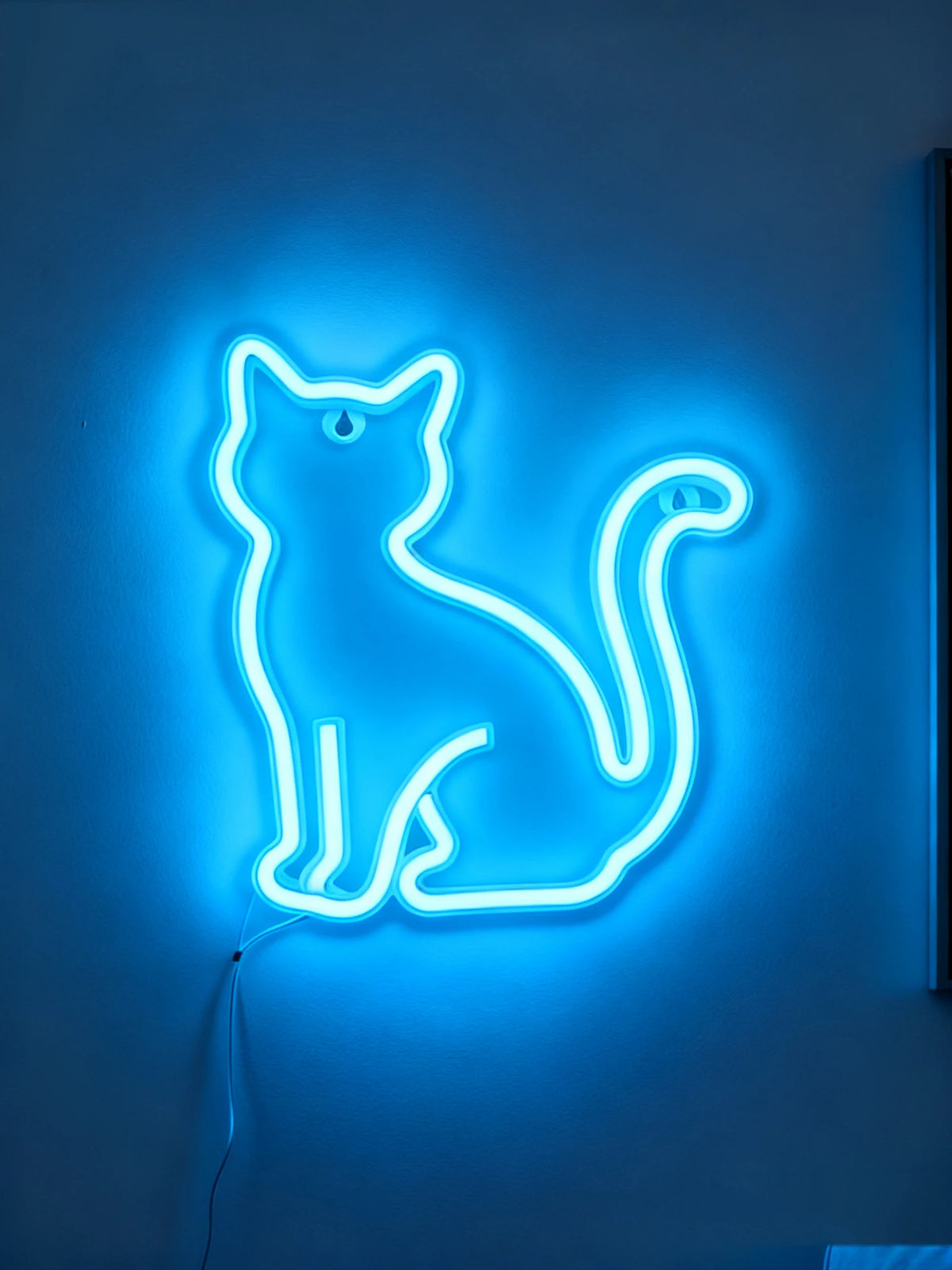 Veilleuse décorative chat, USB ou piles