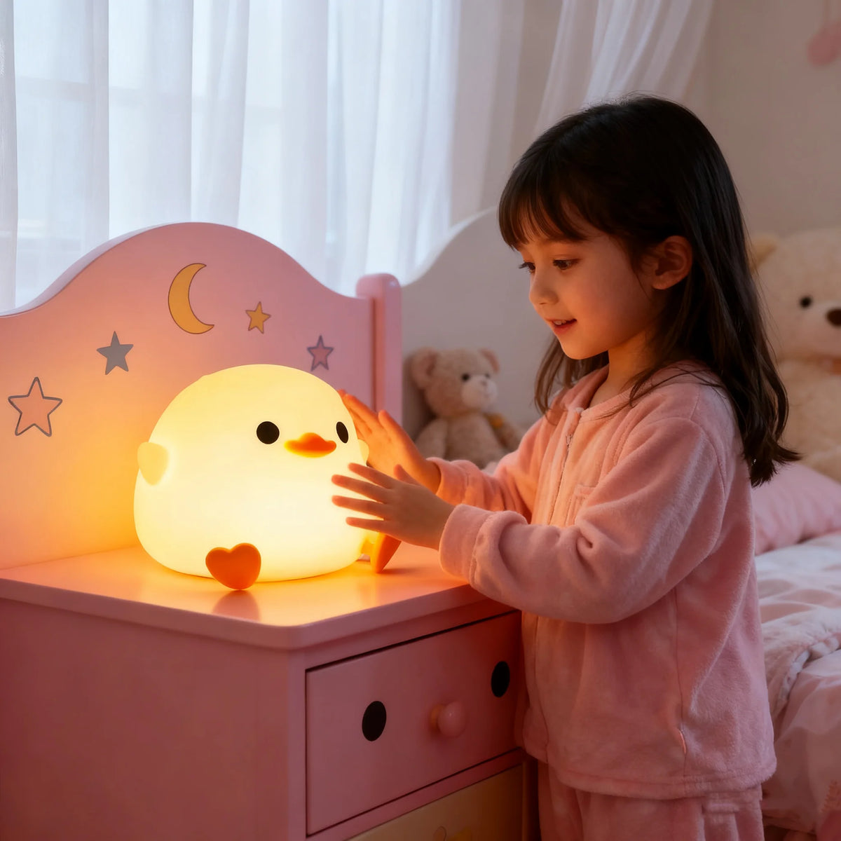 Veilleuse tactile DoDo en forme de canard