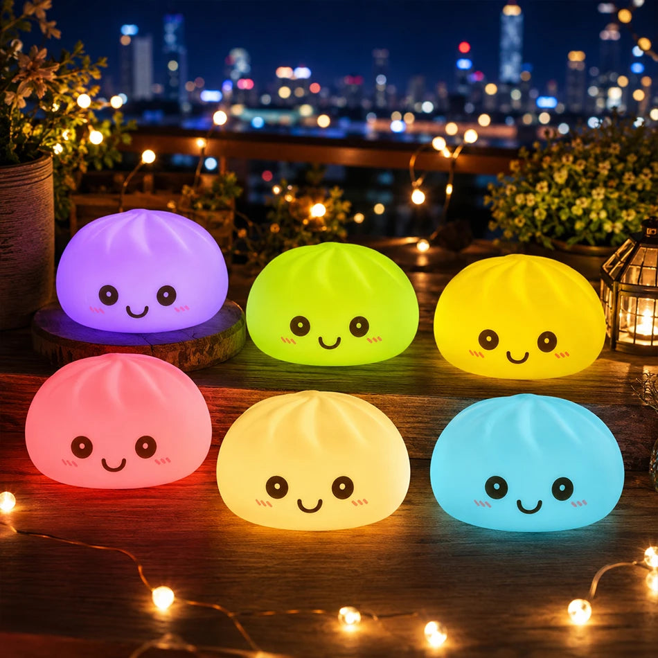 Veilleuses décoratives raviolis lumineux
