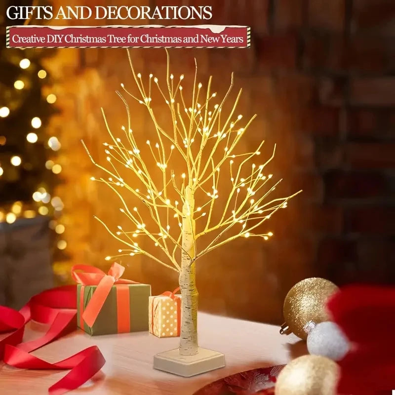 Arbre lumineux LED blanc chaud