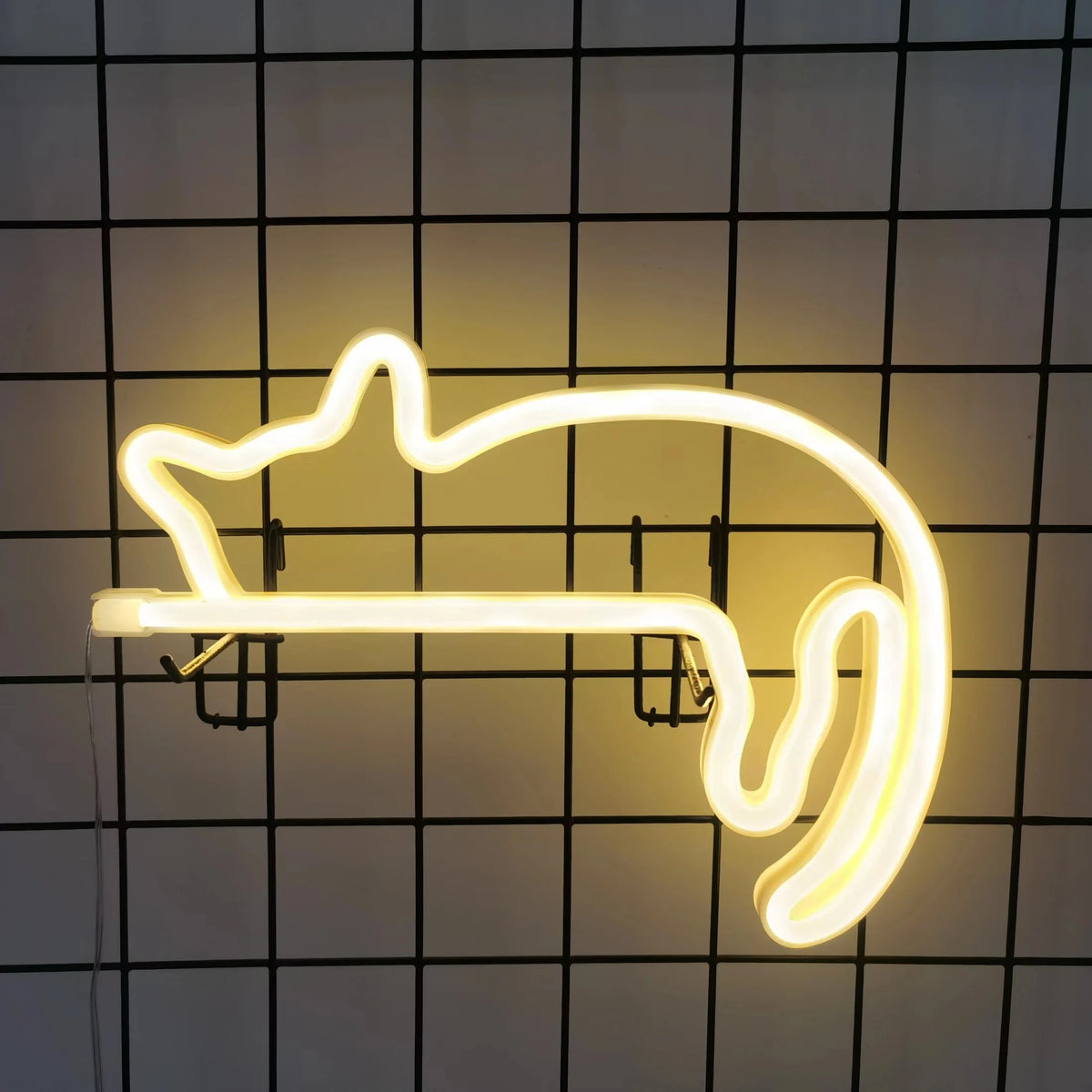 Veilleuse décorative chat, USB ou piles