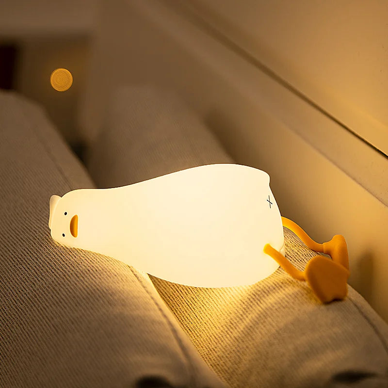 Veilleuse rechargeable canard en silicone