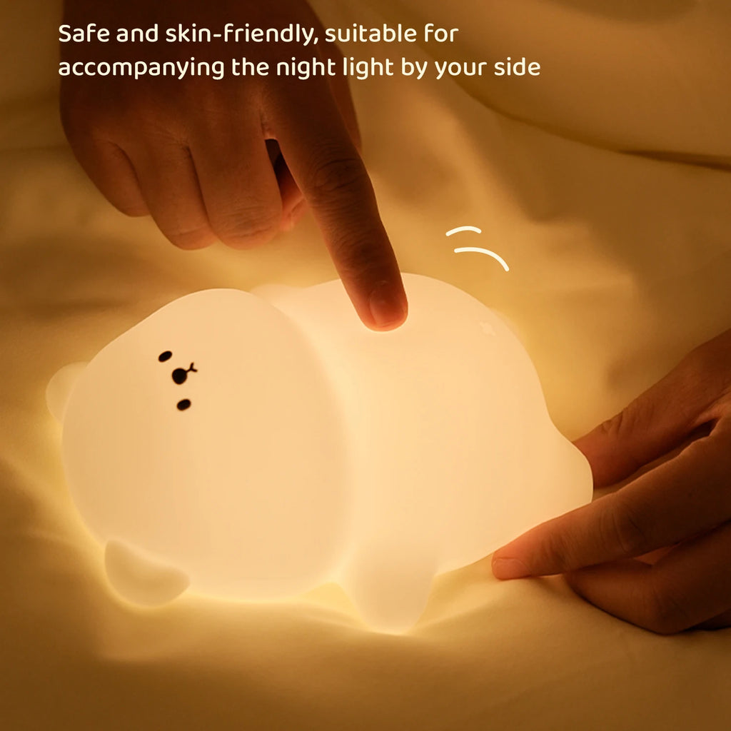 Veilleuse décorative ours couché