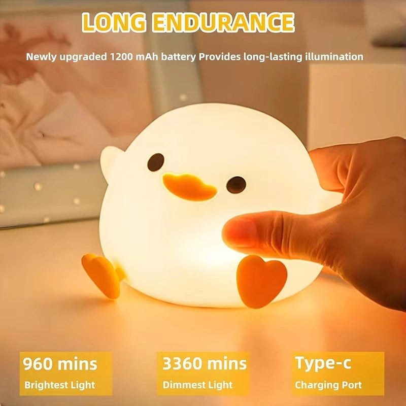 Veilleuse tactile DoDo en forme de canard