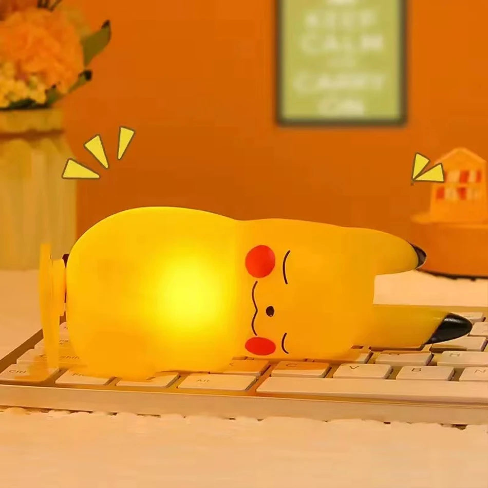 Figurine décorative jaune lumineuse