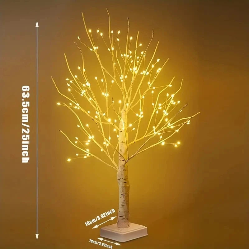 Arbre lumineux LED blanc chaud