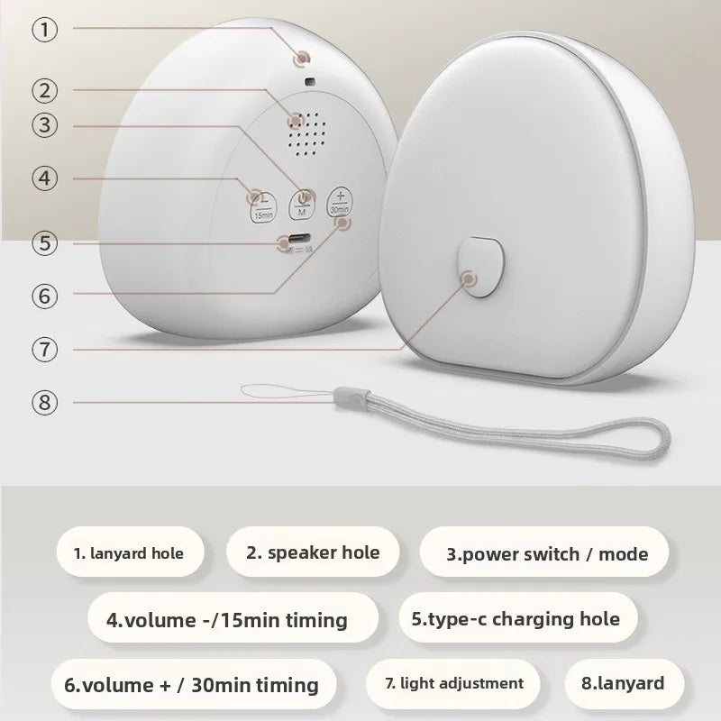 Lampe de sommeil RGB avec bruit blanc