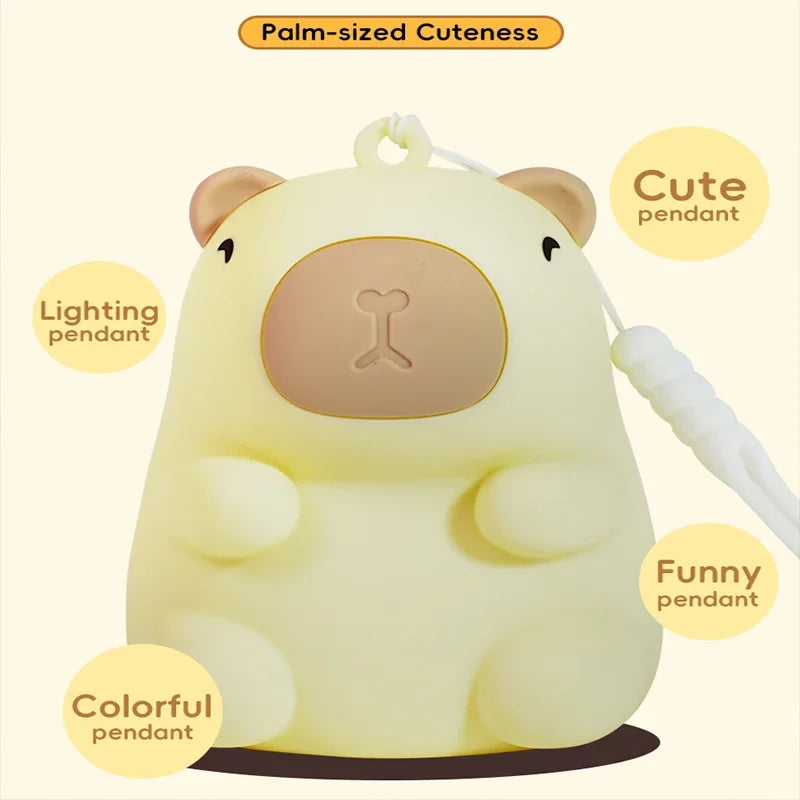 Veilleuse tactile capybara rechargeable