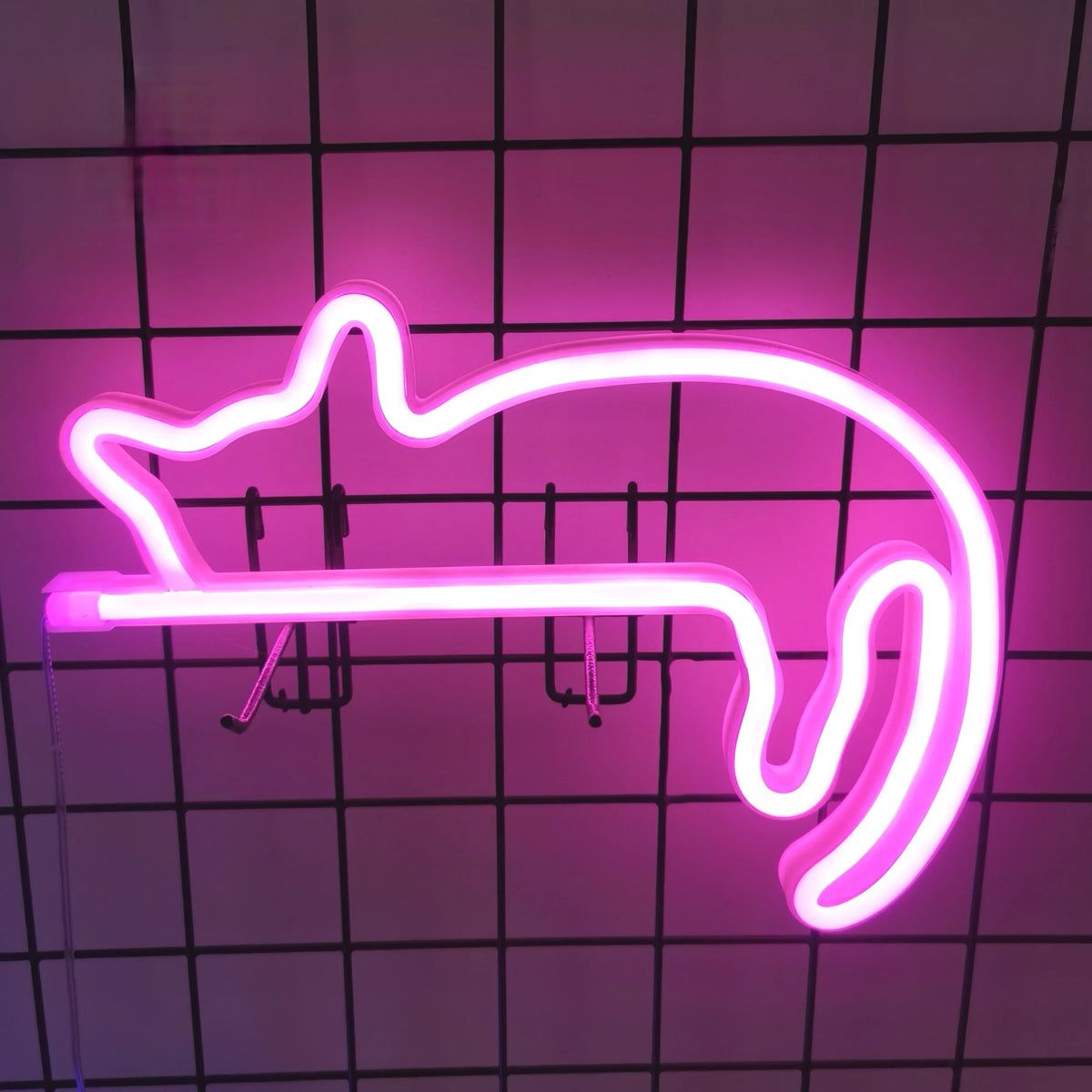Veilleuse décorative chat, USB ou piles