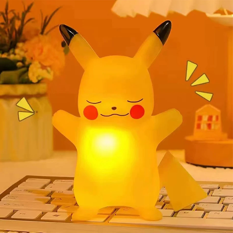 Figurine décorative jaune lumineuse