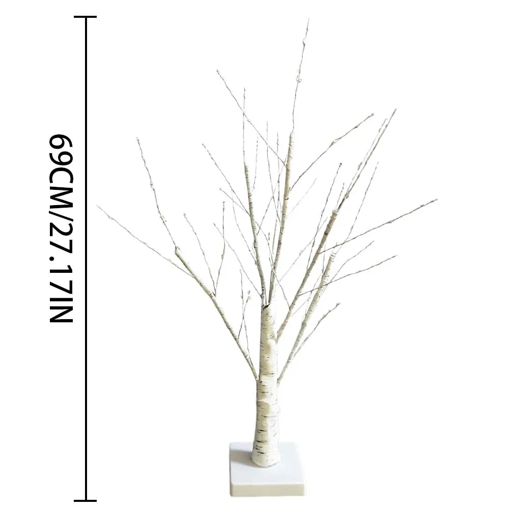 Arbre lumineux LED blanc chaud
