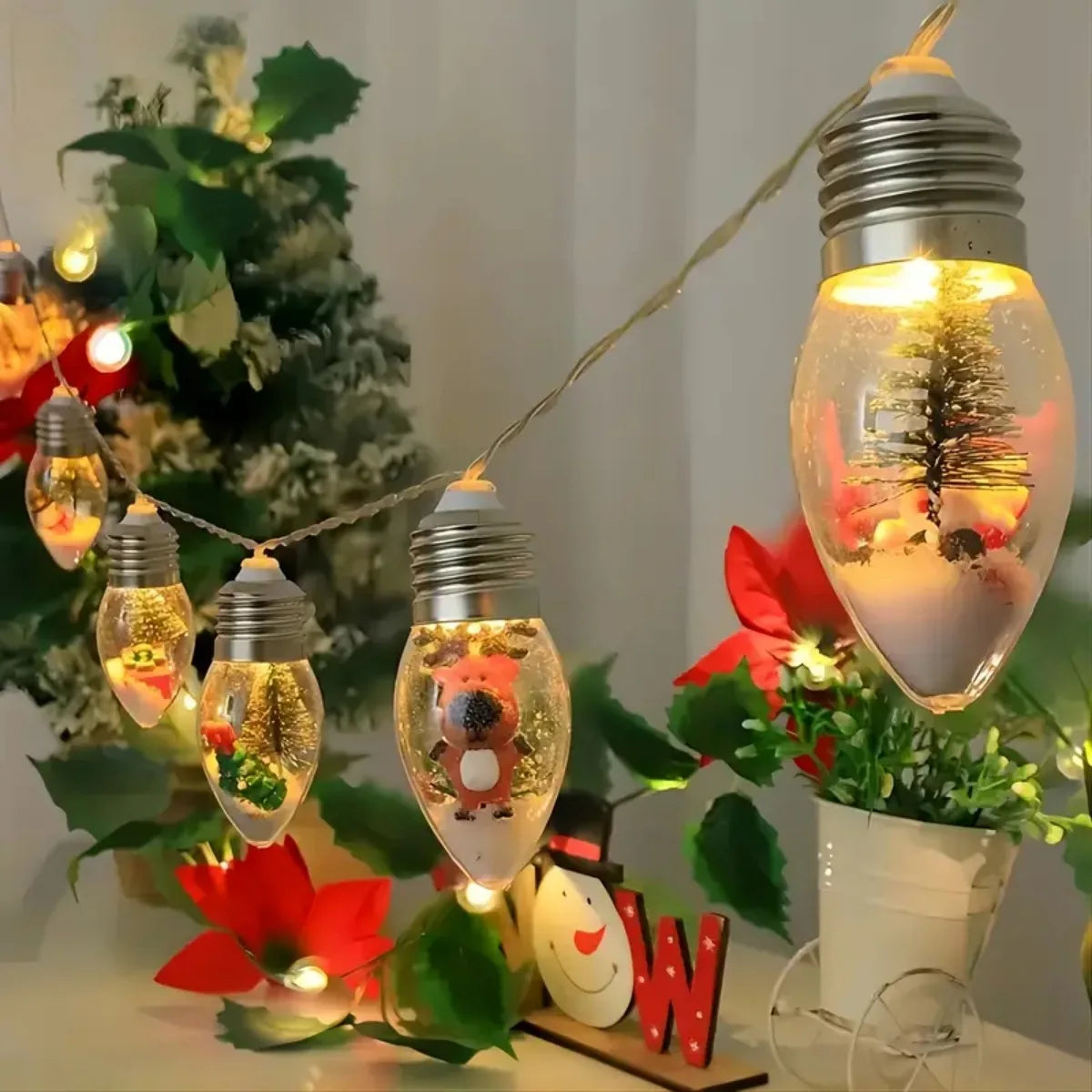 Guirlande de globes LED décoratifs